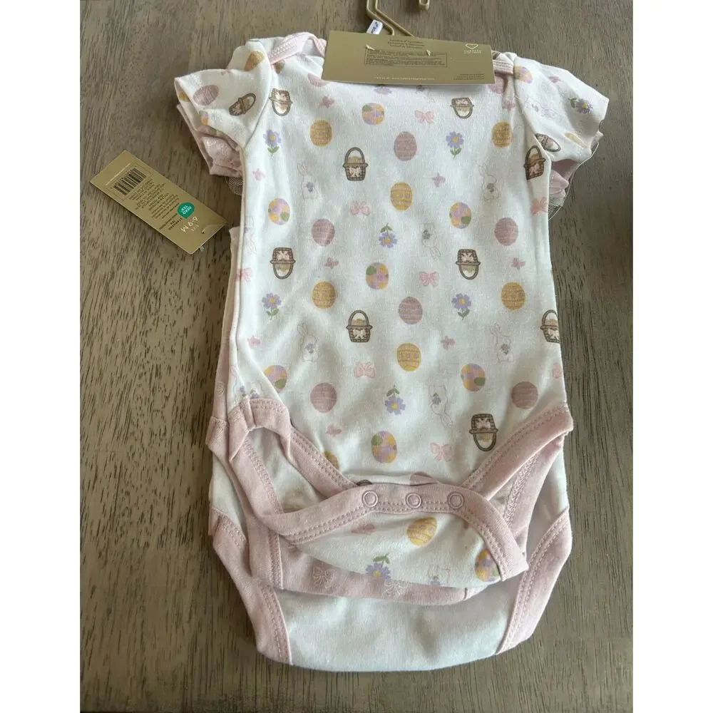 Chickpea Mama's Little Bunny Set of 3 Onesies - 6/9
